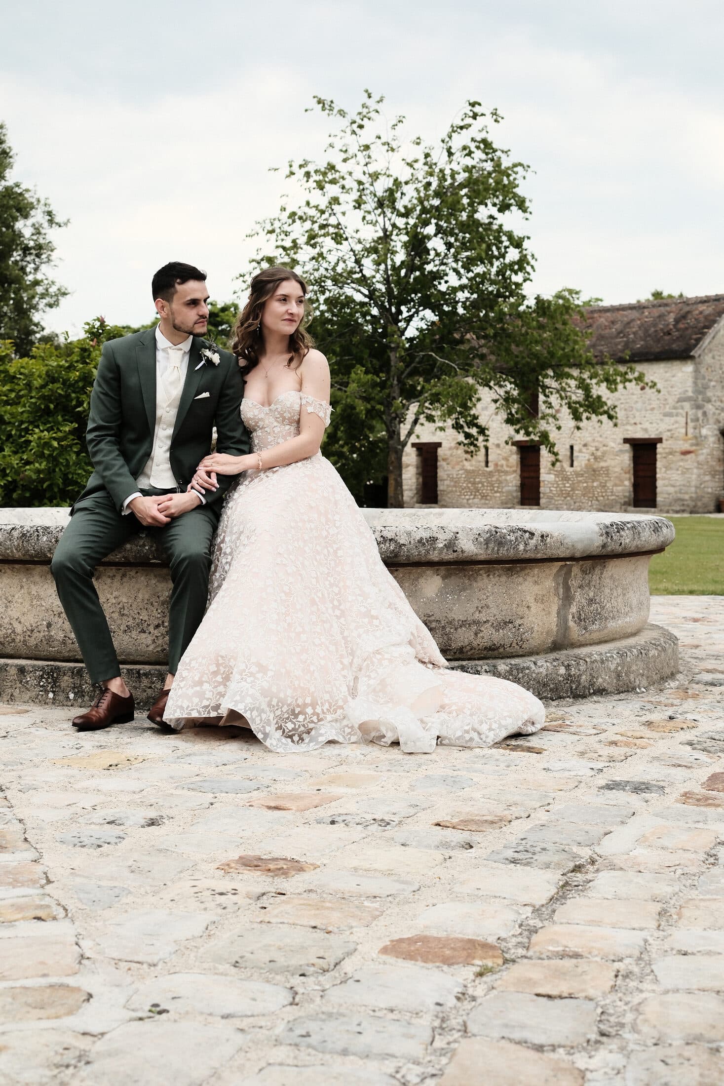 Mariage — portrait des mariés